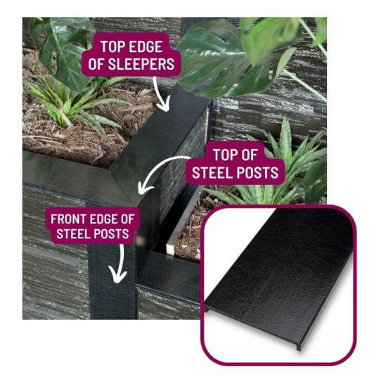 Retaining Walls Capping, Brisbane Concrete Sleeper Retaining Wall Cap